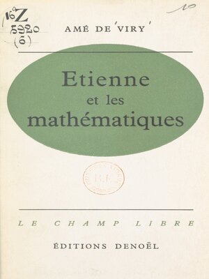 cover image of Étienne et les mathématiques